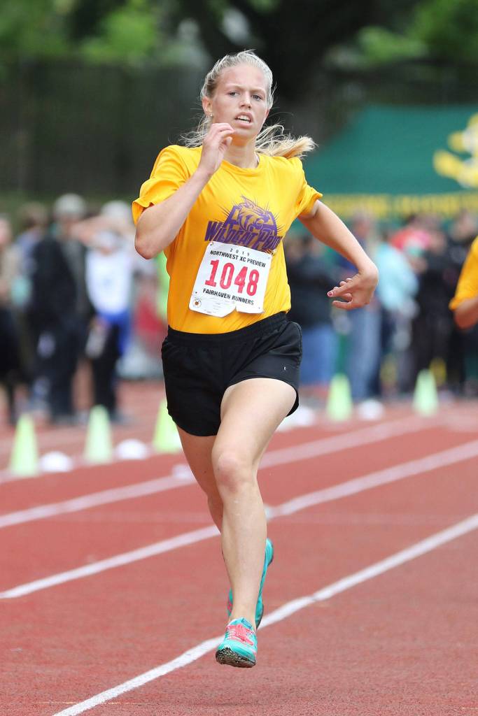 Oak Harbors Natalie French. (Photo by John Fisken)