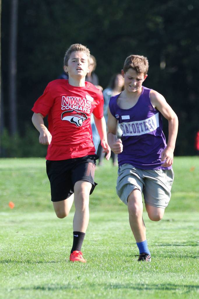 Ethan Bazar, left.(Photo by John Fisken)