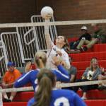 Zoe Trujillo goes on the attack for Coupeville.(Photo by Jim Waller/Whidbey News-Times)