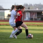 Kyra Williams, left, and Sophia Martin.(Photo by John Fisken)