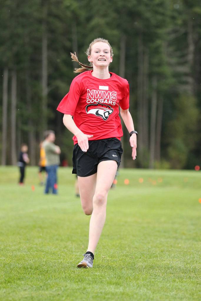 Carly VanGiesen, sixth place, eighth-grade girls.(Photo by John Fisken)