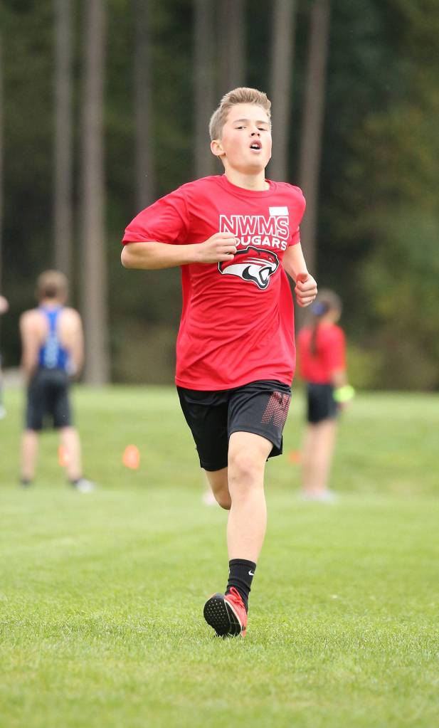 Ethan Bazar, fifth place, seventh-grade boys.(Photo by John Fisken)