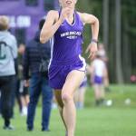 Natalie French, second Wildcat girl to finish.(Photo by John Fisken)