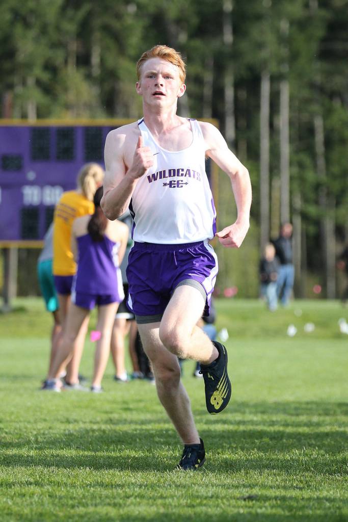 Ryan Metz, fourth Wildcat boy to finish.(Photo by John Fisken)
