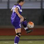 Olivia Lerch controls the ball in the win over Shorewood.(Photo by John Fisken)