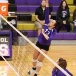 Jasmine Ford goes on the attack for Oak Harbor.(Photo by John Fisken)
