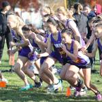 Oak Harbor girls start.(Photo by John Fisken)