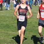 Mitchell Hall was the top finisher for the Coupeville boys.(Photo by John Fisken)