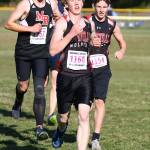 Sam Wynn, front, and Cameron Epp, right.(Photo by John Fisken)
