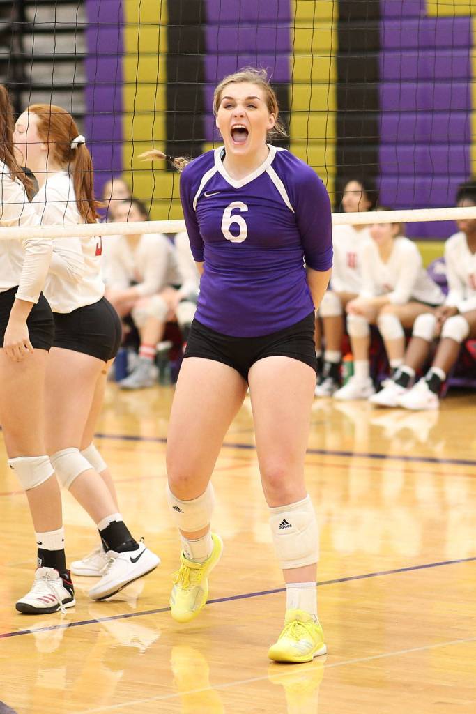 Payton Parks reacts to a kill.(Photo by John Fisken)