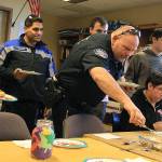 Oak Harbor police are guests of honor at academy’s ‘friendsgiving’ feast