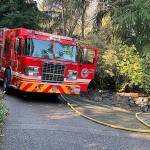Weed burner ignites house fire