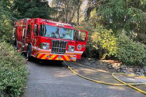 Weed burner ignites house fire