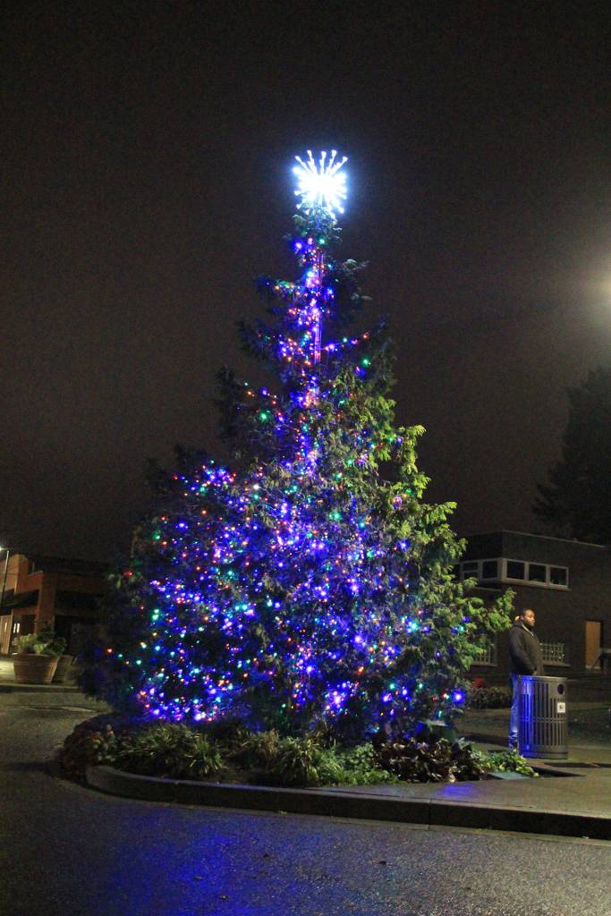 Downtown Oak Harbor lights up for the holiday season