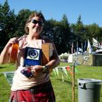 To the victors go the spoils: Tishia Malone shows off her bounty from a competition earlier this year. (Provided photo)