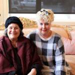 Nora Durand, left, and Pacific NorthWest Art School Director Lisa Bernhardt are planning Story Slams, a competitive storytelling event, during this years Chocolate Walk. Photo by Laura Guido/Whidbey News-Times