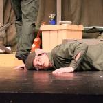 Walter Radar Reilly, played by Connor Magnoli, uses his special gift to listen across great distances. Photos by Laura Guido/Whidbey News-Times