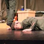 Walter Radar Reilly, played by Connor Magnoli, uses his special gift to listen across great distances. Photos by Laura Guido/Whidbey News-Times