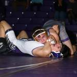 Oak Harbors Timothy Powers pins Joey Chonka. (Photo by John Fisken)