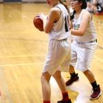 Mia Farris , left, and Reese Wilkinson. (Photo by John Fisken)