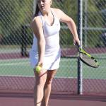 Avalon Renninger teamed with Tia Wurzrainer to earn first-team doubles honors last spring. (Photo by John Fisken)