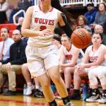 Smith guided the basketball team as the point guard. (Photo by John Fisken)