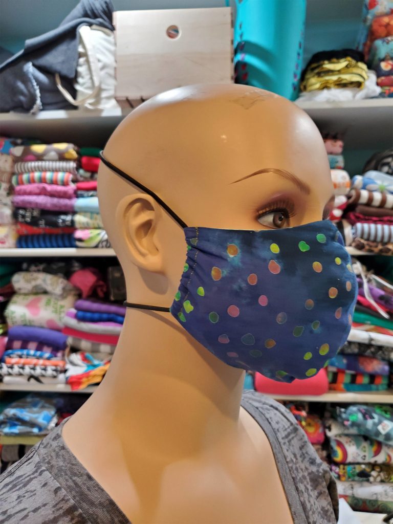 Residents craft face masks in response to shortage