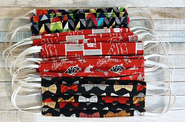 Residents craft face masks in response to shortage