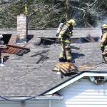 House damaged after kitchen fire spreads