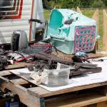 Photo by Kira Erickson/Whidbey News-Times                                Just a week ago, a propane explosion rocked the trailer in which North Whidbey resident Angela Kurtz was living with her three rescue animals. It is now unrecognizable.