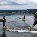 Skimming the shoreline