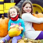 Alaura and Kennedy Williams at Sherman Pioneer Farm.