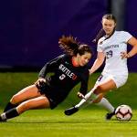 Mary Johnston, right. (Photo courtesy of UW Athletics)