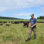 Cory Fakkema at Beach View Farm. Photo by Ron Newberry