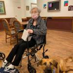 Sibylle Tull, a resident at HomePlace, will be among those receiving letters organized by Mackenzie Ball. Photo courtesy of HomePlace at Oak Harbor Memory Care