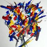 Artist Louie Rochon contacted Good Cheer about holding a raffle for one of his art works, with all ticket proceeds going to the food bank. Rochons piece, titled Revival, will go to one lucky winner of the raffle. Photo by Kira Erickson/Whidbey News-Times