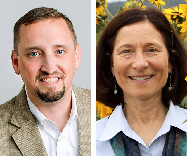 Greg Gilday (left) and Angie Homola