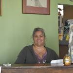Photo by Emily Gilbert/Whidbey News-Times
Anyone looking for a meal on Thanksgiving can find one for free at Kau Kau Corner in Oak Harbor. Its owner Uilani Klattenhoffs way to say mahalo to the community for supporting her business this year.