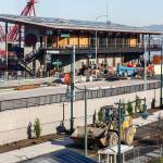 The new Mukilteo ferry terminal was designed to resemble a Native American longhouse. (Kevin Clark / The Herald)