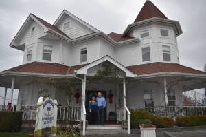 Dianne and Dave Binder, owners of the Anchorage Inn in Coupeville, said they are ready to retire and have listed the large Victorian for sale. Photo by Emily Gilbert/Whidbey News-Times