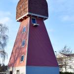 The 50-foot tall Neil Tower was selected by the Oak Harbor Preservation Commission as its first project. Photo by Emily Gilbert/Whidbey News-Times