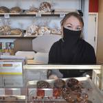 Meghan Deater, granddaughter of the first baker at Chris Bakery in Oak Harbor, has assumed her role as the leader of the family business. The bakery reopened in November in a new location off Highway 20. Photo by Emily Gilbert/Whidbey News-Times.