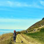 The Pacific Northwest Trail passes through popular Whidbey Island parks and landmarks such as Ebeys Landing, where day hikers can follow the beach, or the bluff trails, or make a loop of both. (Caleb Hutton / The Herald)