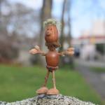 Photo by Emily Gilbert/Whidbey News-Times
Oak Harbor Garry Oak Societys mascot, Garry, is made up almost entirely of Garry oak pieces from the moss in his hair to the acorn shells of his feet.