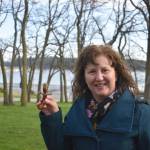 Photo by Emily Gilbert/Whidbey News-Times
Oak Harbor Garry Oak Society President Laura Renninger, seen here with group mascot Garry, said she hopes Oak Harbor residents appreciate the citys unique namesake trees this year.