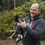 George Cerrato and his wife, Shuna, own Cascadia Heritage Farm in North Whidbey. They are breeding and preserving critically endangered birds. Photo by Kira Erickson/Whidbey News Group