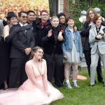 A group of Oak Harbor High School seniors got together last Saturday in a backyard to hold their own prom.