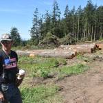 Photo by Emily Gilbert/Whidbey News-Times
Justin Vanhulles logging outfit, Cherry Valley Logging Company, owns 40 acres on North Whidbey off of Monkey Hill Road. Vanhulle said he didnt think Whidbey Island was that busy of a logging scene, but suggested more people may be paying attention to development in rural areas.
