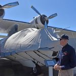 Pacific Northwest Naval Air Museum President Wil Shellenberger is hoping to find more volunteer docents so the museum can show off the PBY-5A Catalina aircrafts interior to the public. Photo by Emily Gilbert/Whidbey News-Times.