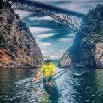 Jason Park practices for his 70-mile solo race.